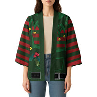 Christmas Elf Costume Kimono Santa’s Little Helper Outfit - Wonder Print Shop