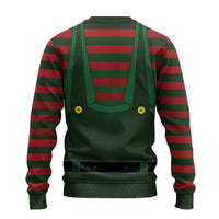 Christmas Elf Costume Ugly Christmas Sweater Santa’s Little Helper Outfit - Wonder Print Shop