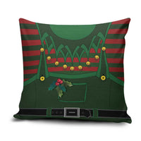 Christmas Elf Costume Pillow Cover Santa’s Little Helper Outfit - Wonder Print Shop