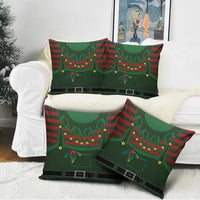 Christmas Elf Costume Pillow Cover Santa’s Little Helper Outfit - Wonder Print Shop