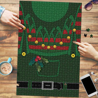 Christmas Elf Costume Puzzle Santa’s Little Helper Outfit - Wonder Print Shop