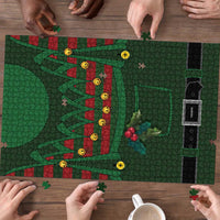 Christmas Elf Costume Puzzle Santa’s Little Helper Outfit - Wonder Print Shop