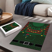 Christmas Elf Costume Puzzle Santa’s Little Helper Outfit - Wonder Print Shop