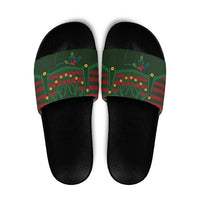 Christmas Elf Costume Slide Sandals Santa’s Little Helper Outfit - Wonder Print Shop