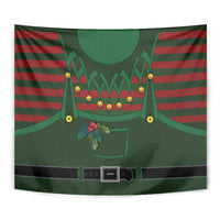 Christmas Elf Costume Tapestry Santa’s Little Helper Outfit - Wonder Print Shop