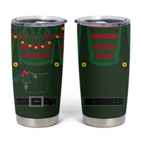 Christmas Elf Costume Tumbler Cup Santa’s Little Helper Outfit - Wonder Print Shop