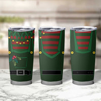 Christmas Elf Costume Tumbler Cup Santa’s Little Helper Outfit - Wonder Print Shop