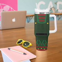 Christmas Elf Costume Tumbler With Handle Santa’s Little Helper Outfit - Wonder Print Shop