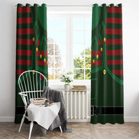 Christmas Elf Costume Window Curtain Santa’s Little Helper Outfit - Wonder Print Shop