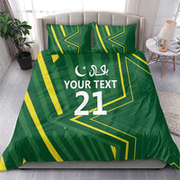 Pakistan Cricket Custom Bedding Set Shaheen Falcon Go Champions LT9 - Wonder Print Shop