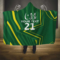 Pakistan Cricket Custom Hooded Blanket Shaheen Falcon Go Champions