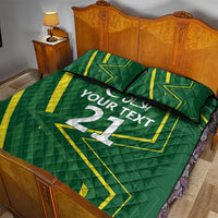 Pakistan Cricket Custom Quilt Bed Set Shaheen Falcon Go Champions - Wonder Print Shop