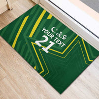 Pakistan Cricket Custom Rubber Doormat Shaheen Falcon Go Champions - Wonder Print Shop