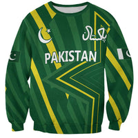 Pakistan Cricket Custom Sweatshirt Shaheen Falcon Go Champions - Wonder Print Shop