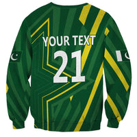 Pakistan Cricket Custom Sweatshirt Shaheen Falcon Go Champions - Wonder Print Shop