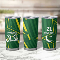 Pakistan Cricket Custom Tumbler Cup Shaheen Falcon Go Champions - Wonder Print Shop