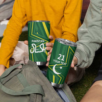 Pakistan Cricket Custom Tumbler Cup Shaheen Falcon Go Champions - Wonder Print Shop