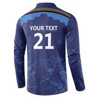 Afghan Atalans Cricket Custom Button Sweatshirt Afghanistan Map with Sporty Style LT9 - Wonder Print Shop