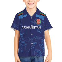 Afghan Atalans Cricket Custom Hawaiian Shirt Afghanistan Map with Sporty Style - Wonder Print Shop