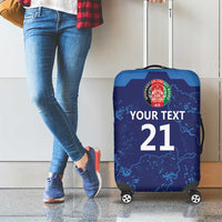 Afghan Atalans Cricket Custom Luggage Cover Afghanistan Map with Sporty Style - Wonder Print Shop