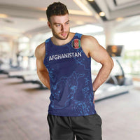 Afghan Atalans Cricket Custom Men Tank Top Afghanistan Map with Sporty Style - Wonder Print Shop