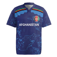 Afghan Atalans Cricket Custom Rugby Jersey Afghanistan Map with Sporty Style - Wonder Print Shop