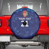 Afghan Atalans Cricket Custom Spare Tire Cover Afghanistan Map with Sporty Style - Wonder Print Shop