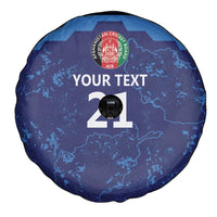 Afghan Atalans Cricket Custom Spare Tire Cover Afghanistan Map with Sporty Style - Wonder Print Shop