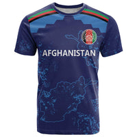 Afghan Atalans Cricket Custom T Shirt Afghanistan Map with Sporty Style - Wonder Print Shop