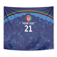 Afghan Atalans Cricket Custom Tapestry Afghanistan Map with Sporty Style - Wonder Print Shop