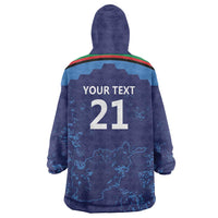 Afghan Atalans Cricket Custom Wearable Blanket Hoodie Afghanistan Map with Sporty Style - Wonder Print Shop