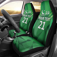 Pakistan Cricket Custom Car Seat Cover The Green Shirts with Sporty Pattern LT9 - Wonder Print Shop