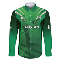 Pakistan Cricket Custom Family Matching Puletasi and Hawaiian Shirt The Green Shirts with Sporty Pattern - Wonder Print Shop