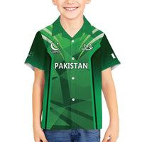 Pakistan Cricket Custom Hawaiian Shirt The Green Shirts with Sporty Pattern - Wonder Print Shop
