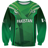 Pakistan Cricket Custom Sweatshirt The Green Shirts with Sporty Pattern - Wonder Print Shop