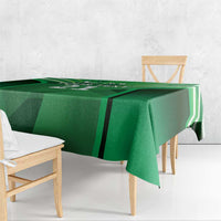Pakistan Cricket Custom Tablecloth The Green Shirts with Sporty Pattern - Wonder Print Shop