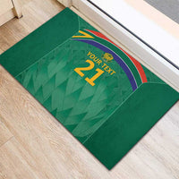 South Africa Cricket Custom Rubber Doormat Proteas Green - Wonder Print Shop