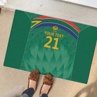 South Africa Cricket Custom Rubber Doormat Proteas Green - Wonder Print Shop