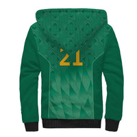 South Africa Cricket Custom Sherpa Hoodie Proteas Green - Wonder Print Shop
