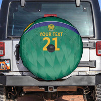 South Africa Cricket Custom Spare Tire Cover Proteas Green - Wonder Print Shop
