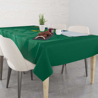 South Africa Cricket Custom Tablecloth Proteas Green - Wonder Print Shop
