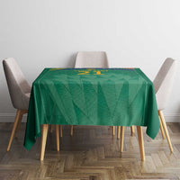 South Africa Cricket Custom Tablecloth Proteas Green - Wonder Print Shop