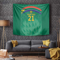 South Africa Cricket Custom Tapestry Proteas Green - Wonder Print Shop