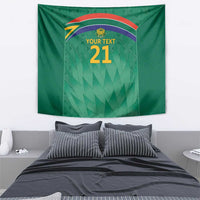 South Africa Cricket Custom Tapestry Proteas Green - Wonder Print Shop