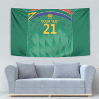 South Africa Cricket Custom Tapestry Proteas Green - Wonder Print Shop