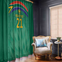 South Africa Cricket Custom Window Curtain Proteas Green - Wonder Print Shop