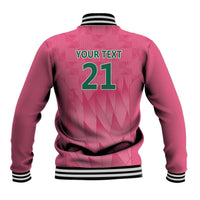 South Africa Cricket Custom Baseball Jacket Proteas Pink LT9 - Wonder Print Shop