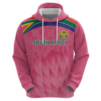 South Africa Cricket Custom Hoodie Proteas Pink - Wonder Print Shop