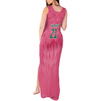 South Africa Cricket Custom Tank Maxi Dress Proteas Pink - Wonder Print Shop