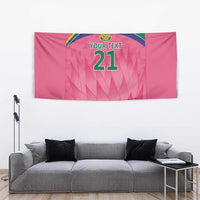 South Africa Cricket Custom Tapestry Proteas Pink - Wonder Print Shop